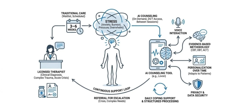 Smart Coping Strategies for an Anxiety Relief App